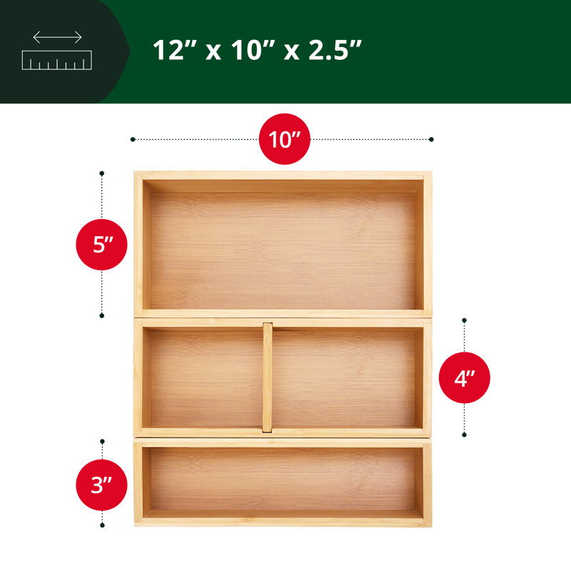 Royal Craft Wood Drawer Organizer & Reviews | Wayfair